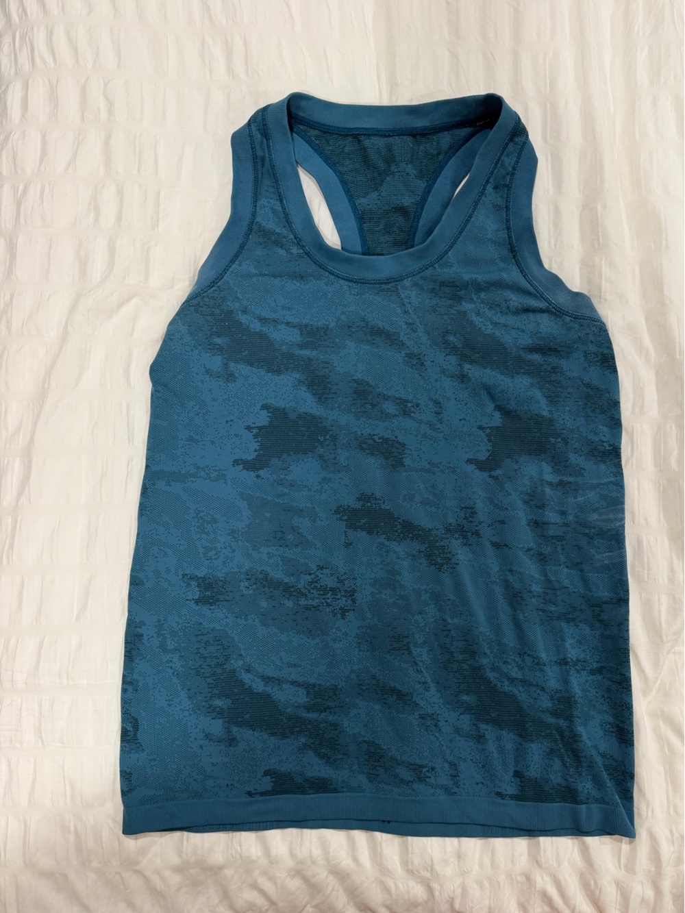 lululemon athletica Teal Seamless Racerback Tank